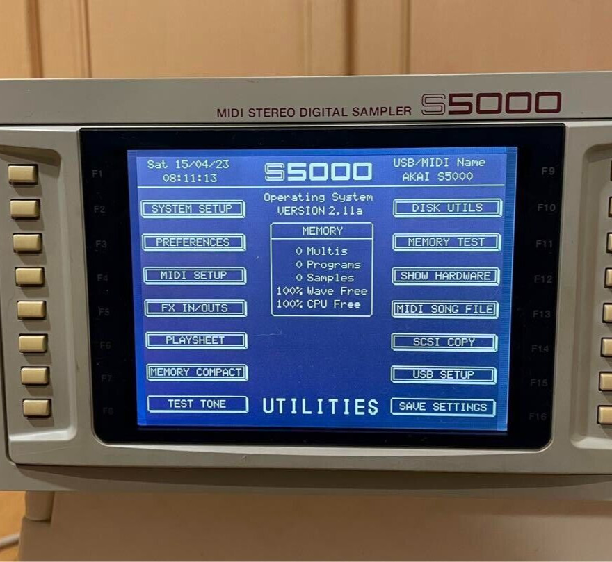 Akai S6000 vintage audio equipment - eBay listing photo 3