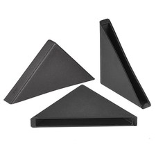PP Corner Protector Triangle 35x5mm for Ceramic, Glass, Metal Sheets Black 20pcs