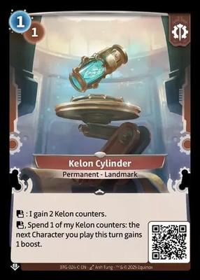 Altered Beyond The Gates Card #024-C Kelon Cylinder - UNSCANNED