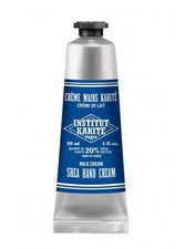 Institut Karite Paris Shea Hand Cream, 30 ml, Milk Cream Scent, 20 Shea Butter