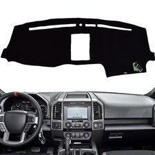 Dash Dashboard Cover Mat For Ford F150 2015-2020 Dashmat Dashcover Black Pad