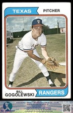 1974 Topps #242 Bill Gogolewski Texas Rangers 74.TB