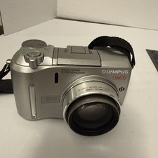 Olympus C-750 Ultra Zoom 4MP Digital Camera w/ Box Manual Remote Tested Working