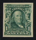 CKStamps: US Stamps Collection Scott#314 1c Franklin Mint NH OG