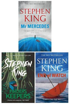 The Bill Hodges Trilogy Stephen King 3 Books Set Mr Mercedes, Finders Keepers