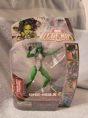 Marvel Legends She-Hulk Action Figure Blob BAF Series 2006 Perfect box & Figure 