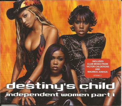 Beyonce DESTINY S CHILD Independent Women 2 REMIXES CD Single SEALED USA Seller