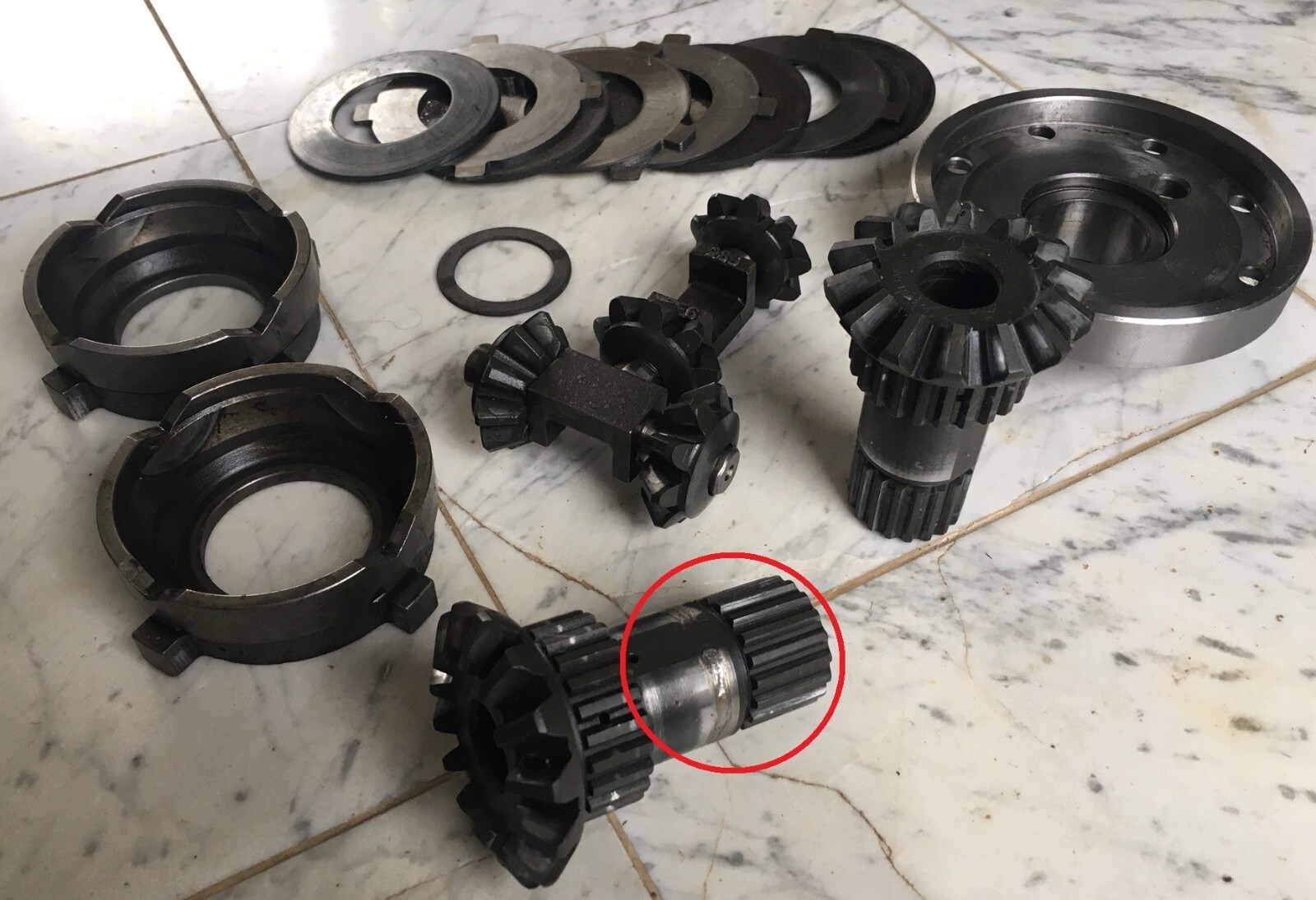 Ferrari BB Boxer 365 GT4/BB 512BB 512BBi original OEM ZF differential parts