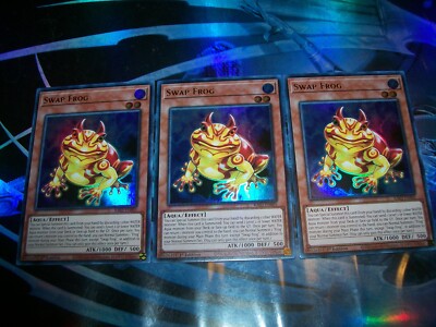 3x Swap Frog 1st Edition Ultra Rare RA03-EN005 Yu-Gi-Oh!