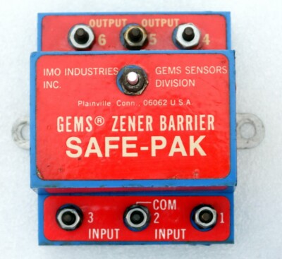 GEMS ST 43540 ZENER BARRIER SAFE-PAK BREAKER OUTLET 20V 250-OHM POSITIVE