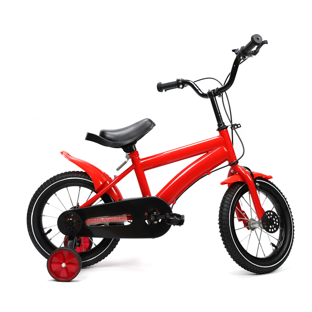 14 Inch Kids Bike Children Boys Girls Bicycle Bike Red with Training Wheels