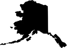 Alaska Vinyl Sticker Decal State AK - Choose Size & Color