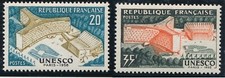 TIMBRE FRANCE 1177/1178** UNESCO  1958