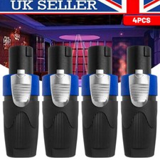 4 x Neutrik NL4FX Speakon 4 Pole Cable Plug Connector Speaker