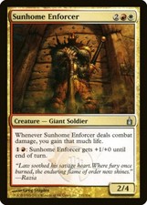 MTG Magic the Gathering Sunhome Enforcer (233/306) Ravnica City of Guilds MP