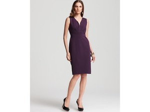 tahari purple dress