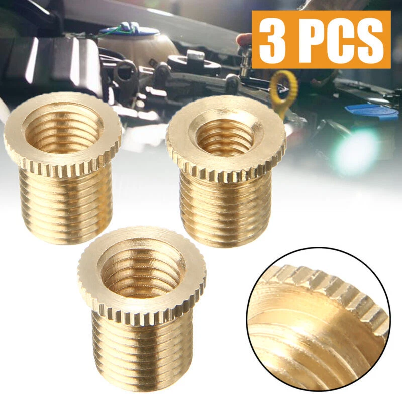 Adaptadores de perilla de cambio universal para automóvil automático palanca de cambios adaptador de rosca tornillo de retención Foto 3 de 4