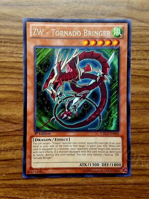 Yu-Gi-Oh! 1st Edition CBLZ-EN006 ''ZW - Tornado Bringer'' NM-M