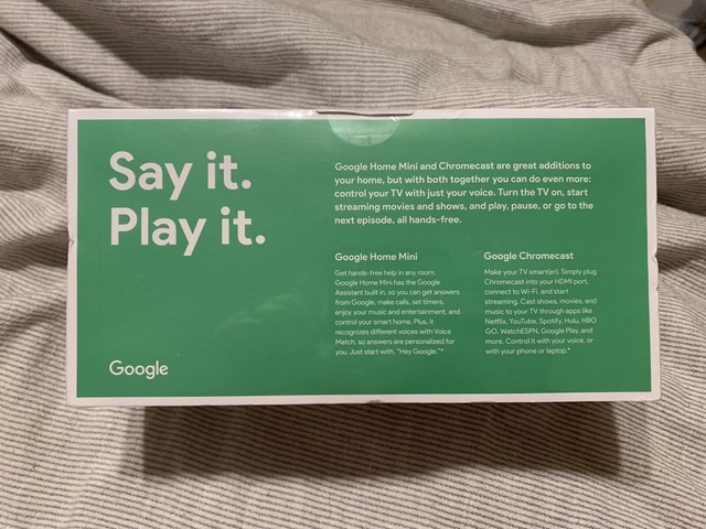 google home mini to turn on tv