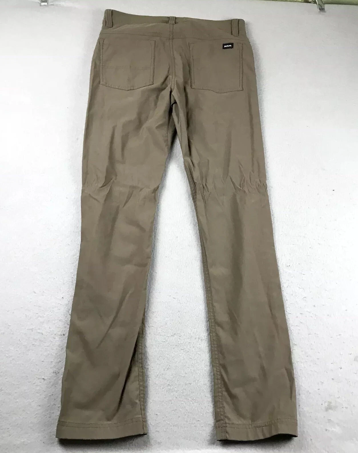 prana regular slim fit flat front outdoor hiking pants