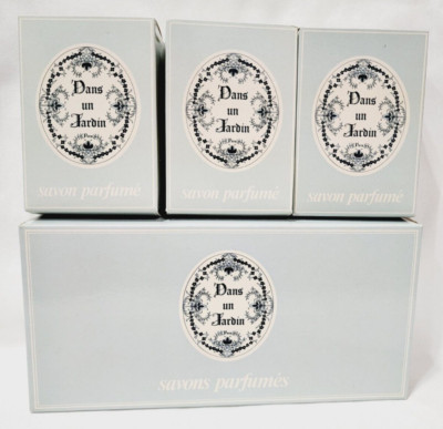 Dans Un Jardin JASMINE Perfumed Soap Sensitive Skin Vegetable Coconut 3 x 120g