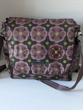 Petunia Pickle Bottom Diaper Bag Bavarian Bliss Purple Flowers Magnetic