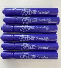 Mr Sketch - Purple Grape Scented Markers, 1906481 - Pk of 6 - Open Box
