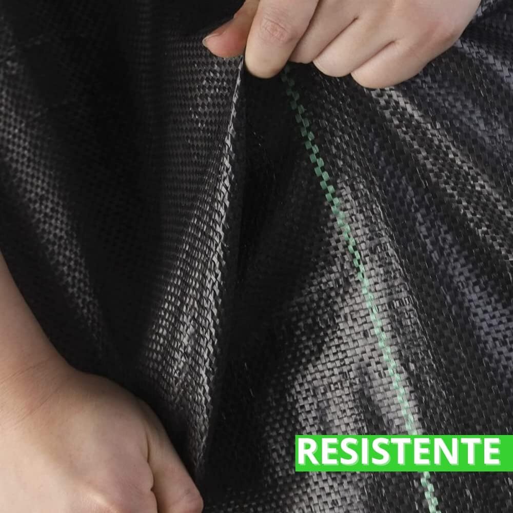 Telo Pacciamatura Nero 105 Cm - 100 Mt, 100 Gr/mq, Antialga, Anti Erbacce, Permeabile