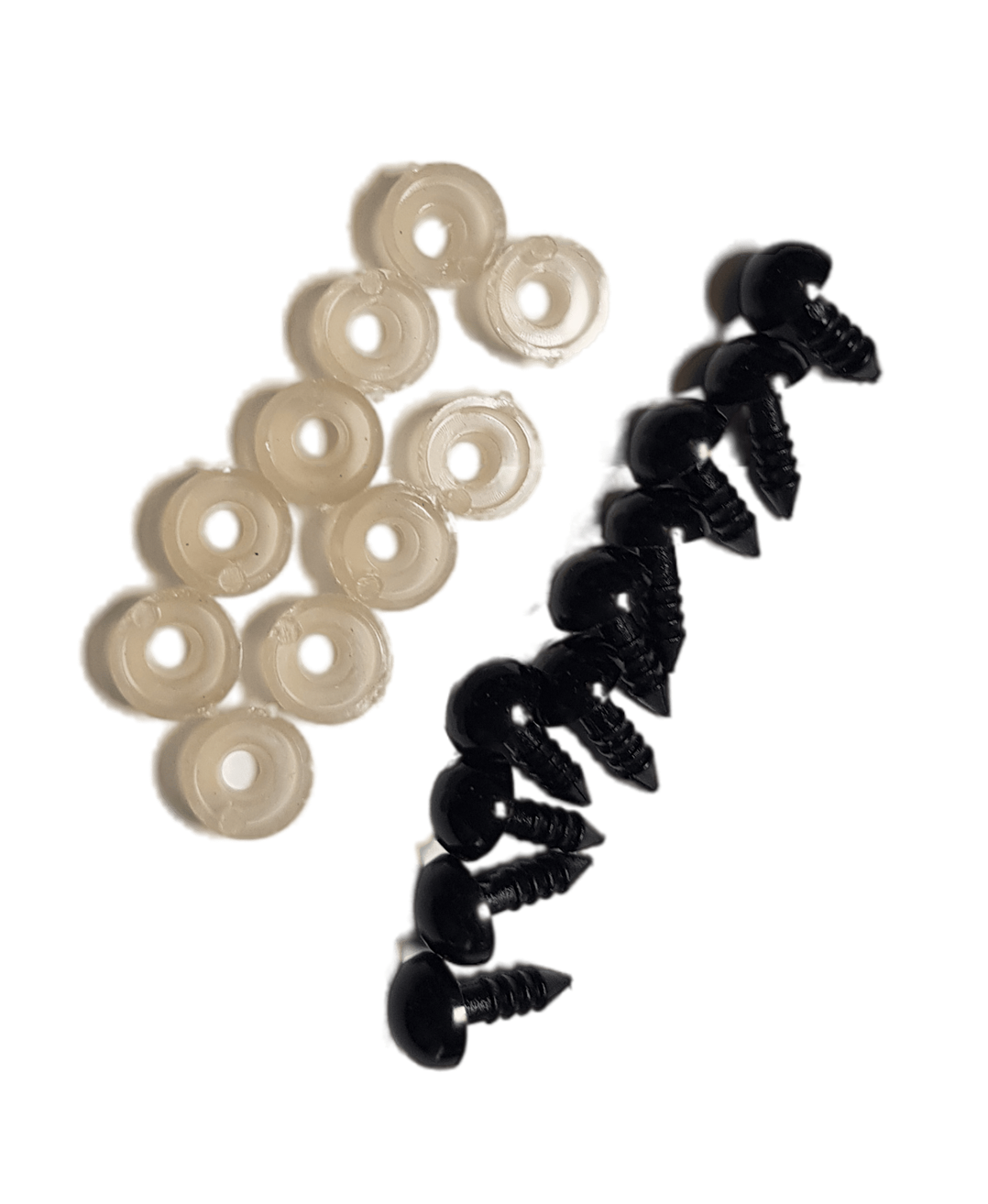 Black Safety Eyes Toys Dolls Amigurumi 5mm to 24mm eBay