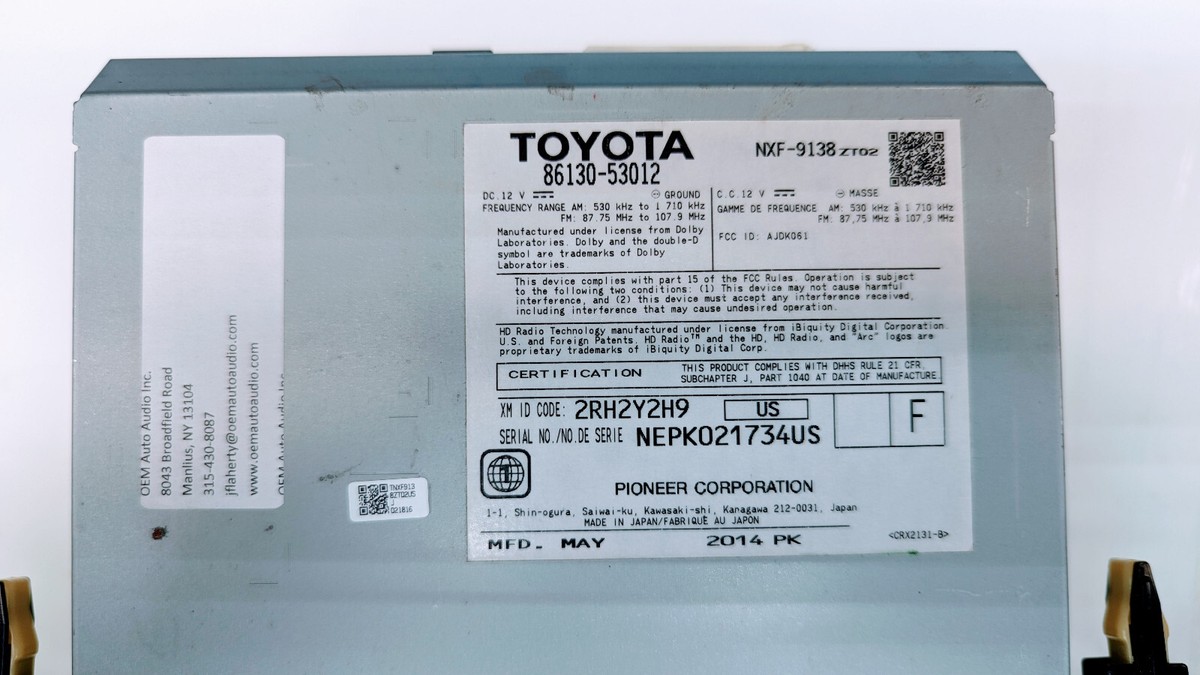 その他 RT-120108 2014-2016 Lexus IS200T IS300 350 radio Gracenote navigation