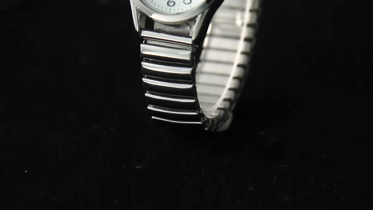 Women\'s White Analog Quartz Elastic Strap Arabic Numerals Waterproof Wrist Watch Women main image 2