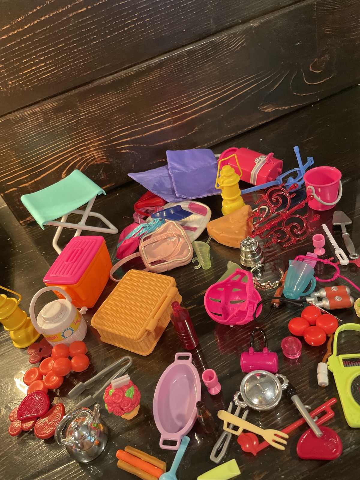 barbie camping stuff