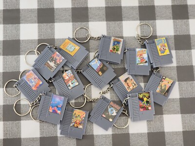 3D Printed Nintendo Cartridge Keychains