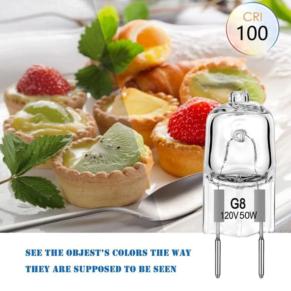 12 Pack G8 Light Bulbs 50W 120V Xenon Under Cabinet Puck Table/Desk Lamps - Image 4 of 4