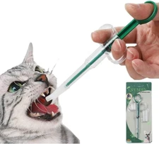 Cat Pill Shooter Pet Piller Gun Dog Pill Shooter Cat Tablet Soft Tip Syringe Pet