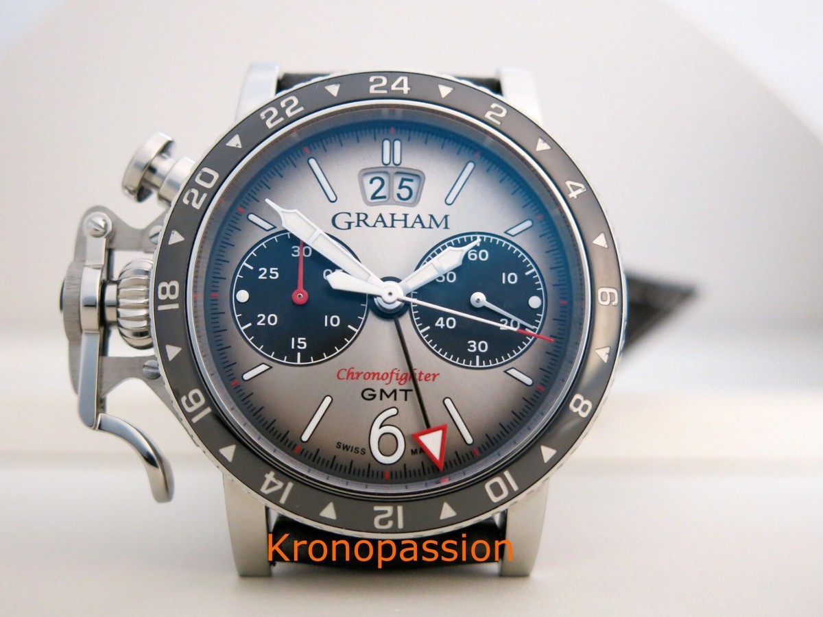 GRAHAM CHRONOFIGHTER VINTAGE GMT AUTOMATIC MEN'S WATCH