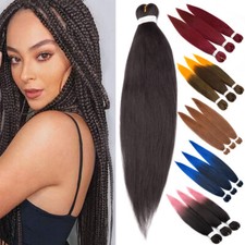 Pre-stretched EZ Braiding Hair Extension Ombre Box Braids Long Bundles 1-5 Packs