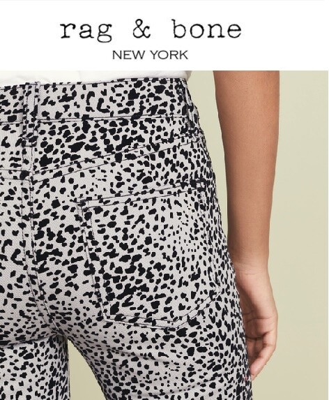 Bone Womens Hana Gray Animal Print 