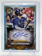 BRANDON LOWE 2022 Topps Gypsy Queen 💎 GQ Blue Auto 11/99 💎 RAYS
