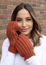 Panache Women  s Lined Mittens Orange