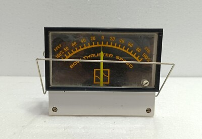 Analog Bow Thruster Speed Indicator 1mA Vibration Proof Marine Panel Gauge |USED