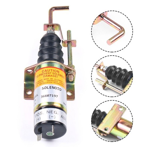 Easy Installation 12V/24V Fuel Shut Off Solenoid 36607197 For Diesel Engine - Picture 7 of 45