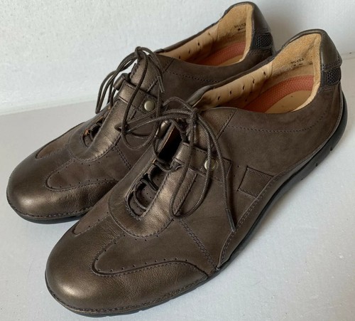CLARKS Unstructured Womens Brown Suede/ Leather Copper Casual Comfort Shoes 7.5W - Picture 2 of 11