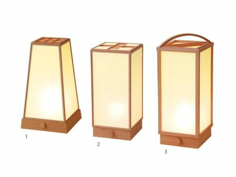 Andon Japanese electric lantern Ceder Handcraft Hida Made in Japan