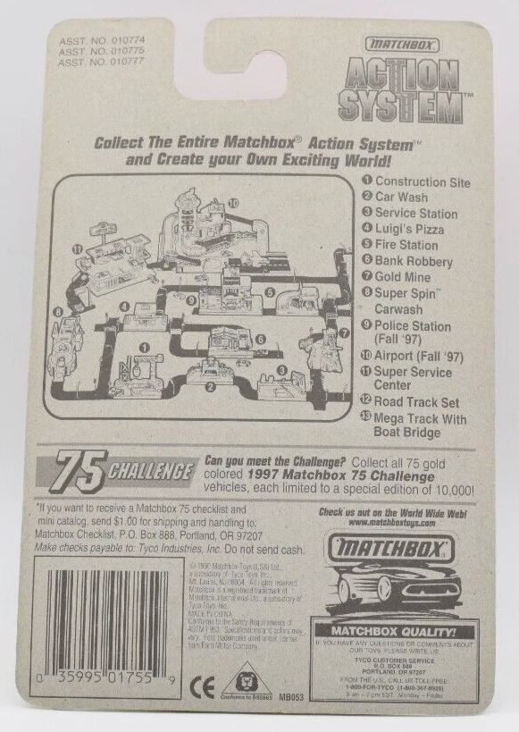 Matchbox Superfast #55 Flareside Pickup blu. Prodotto in Cina. blister - Immagine 2 di 2