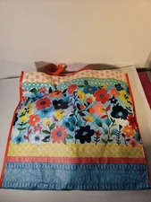 Floral Oversized Reusable Shopping Tote Bag 18x18