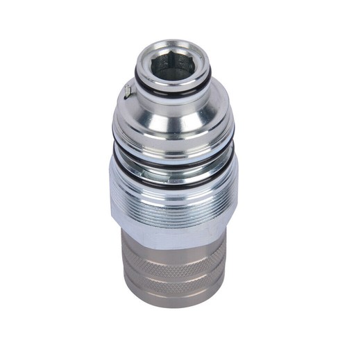6680018 Female Flat Face Coupler Compatible With Bobcat T200 T250 T300 T320 T450 - Picture 2 of 6