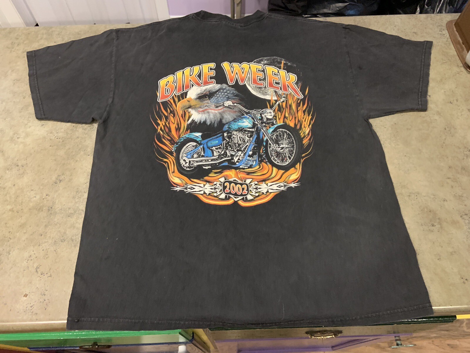 VINTAGE 2002 Bike Week J&P Cycles Motorcycle Shirt Size XL Black eBay