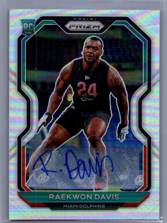 2020 Panini Prizm #341 Raekwon Davis Prizm Auto