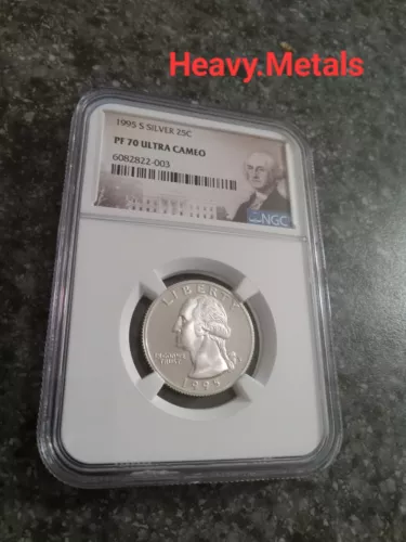 1995-S Washington Silver Proof Quarter PF70 NGC EXCELLENT LOW PRICE!!